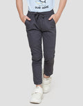 Little M Boys Regular Elastic Woven Long Pants