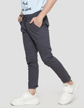 Little M Boys Regular Elastic Woven Long Pants