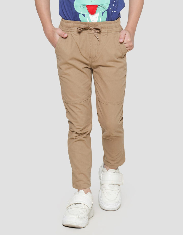 Little M Boys Regular Elastic Woven Long Pants