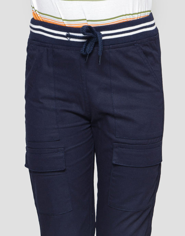 Little M Rib Non St Woven Boys Jogger Pants