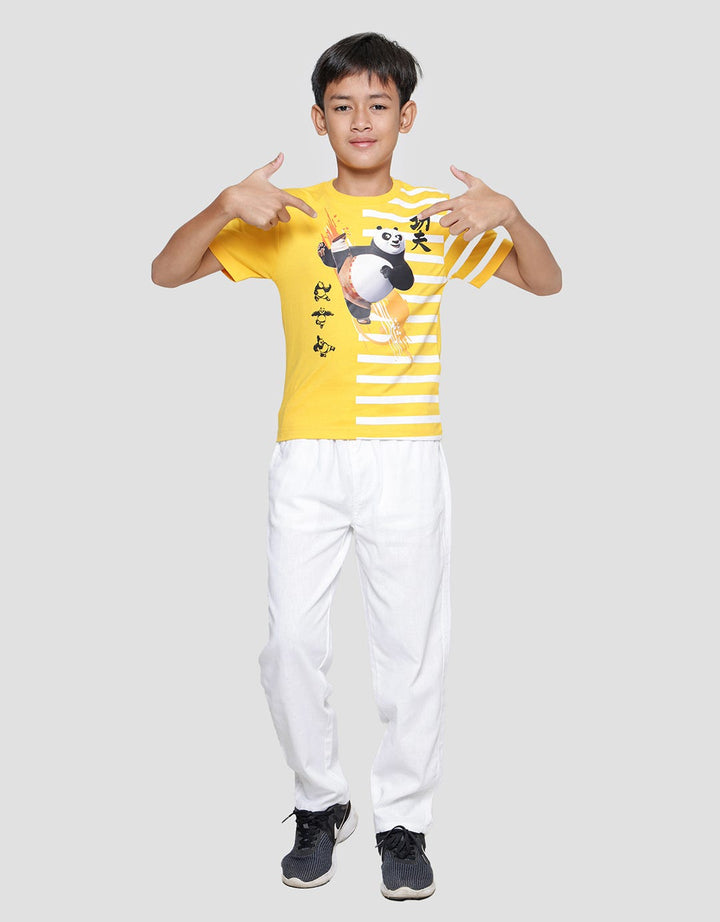 Character Kick A Kungfu Panda Kaos Anak Laki-laki