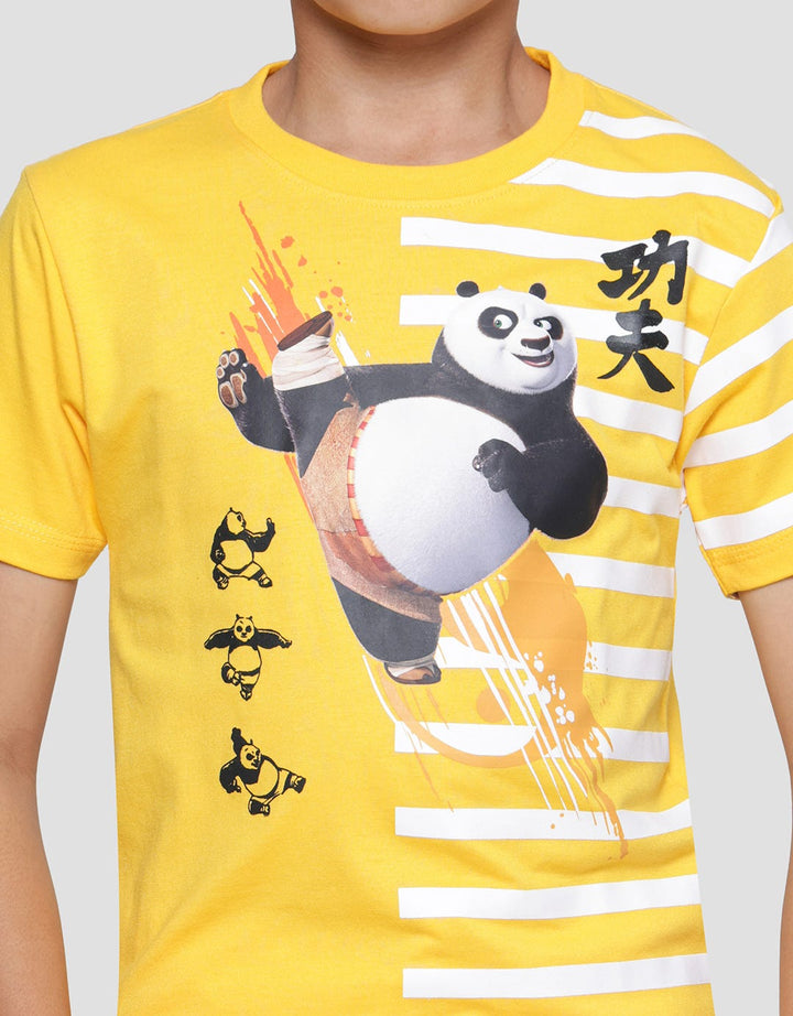 Character Kick A Kungfu Panda Kaos Anak Laki-laki
