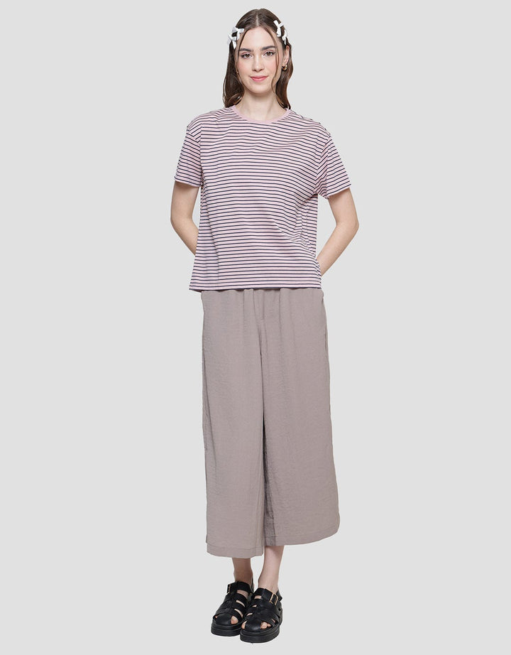 Connexion Women's Short Sleeve T-Shirt Small Stripe Women