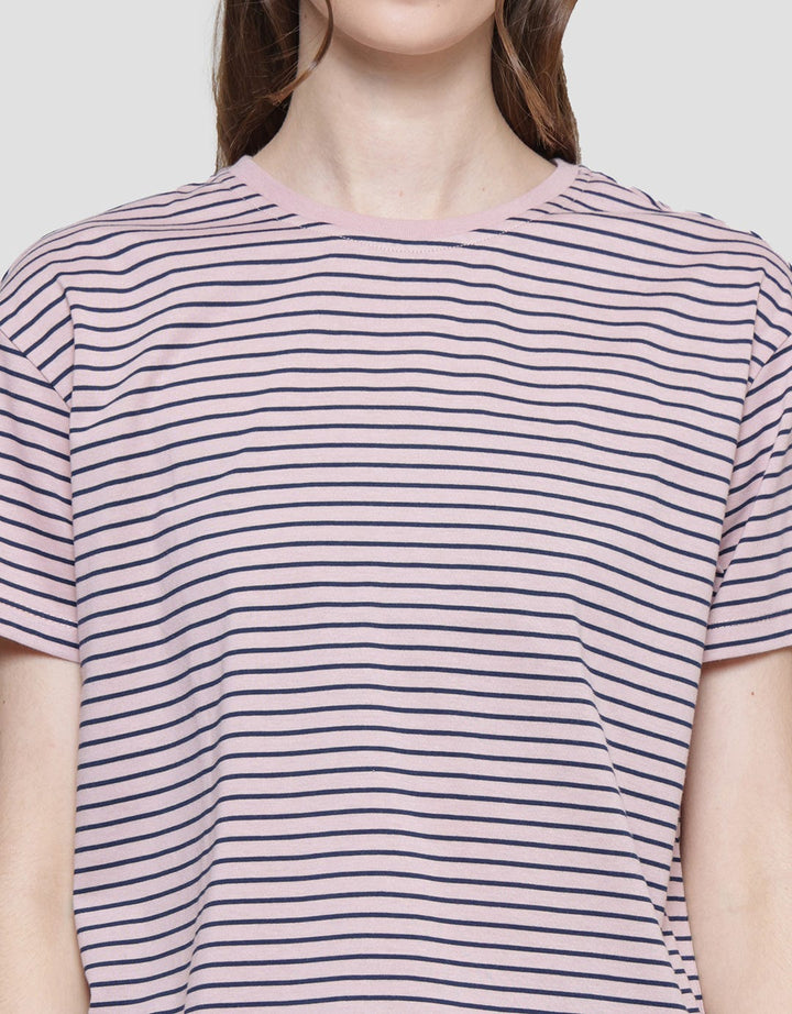 Connexion Women's Short Sleeve T-Shirt Small Stripe Women