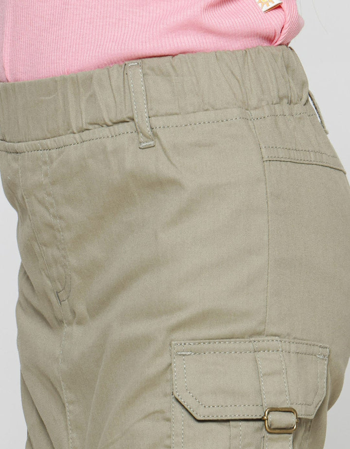 Little M Girls Cargo Shorts Skirt