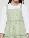 Little M Woven Polkadot 1 Midi Dress Overall Anak Perempuan