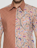 Arjuna Weda Hem Body Fit Batik Bang Biron Men