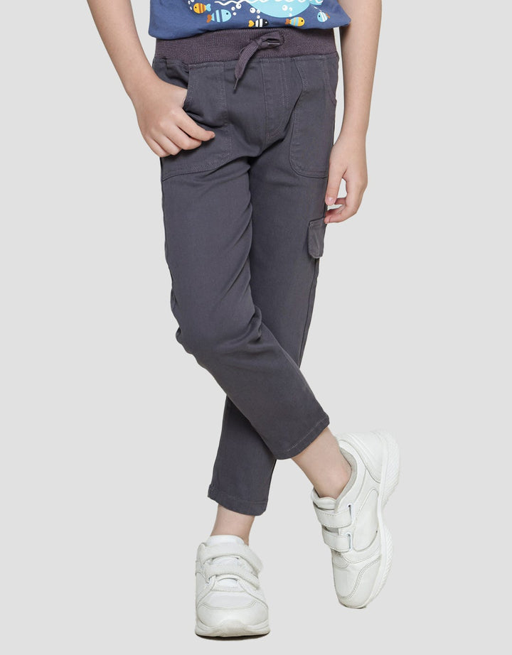 Little M Celana Panjang Woven Stretch Anak Laki-laki