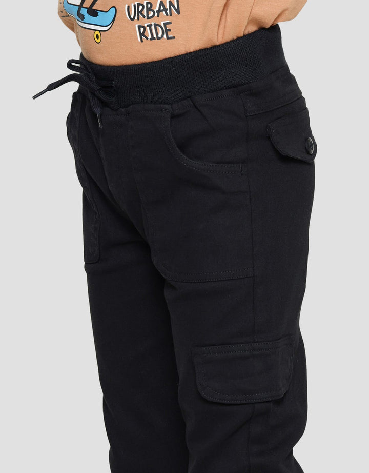 Little M Celana Panjang Woven Stretch Anak Laki-laki