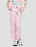 Aero Woven Wideleg Ribbon Waist Girls Long Pants