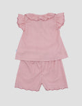 Pipiniko Check Print Set Pakaian Anak Perempuan