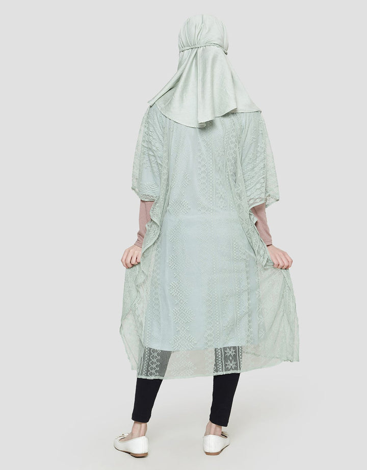 Sweet Miss Modest Tunic Lace Hijab Maxi Dress for Girls