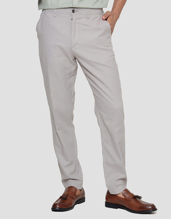 Details Celana Panjang Linen Andrew Fit Pria