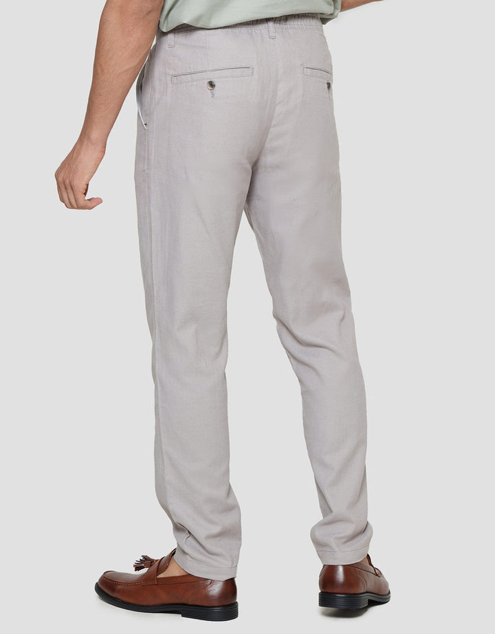 Details Celana Panjang Linen Andrew Fit Pria