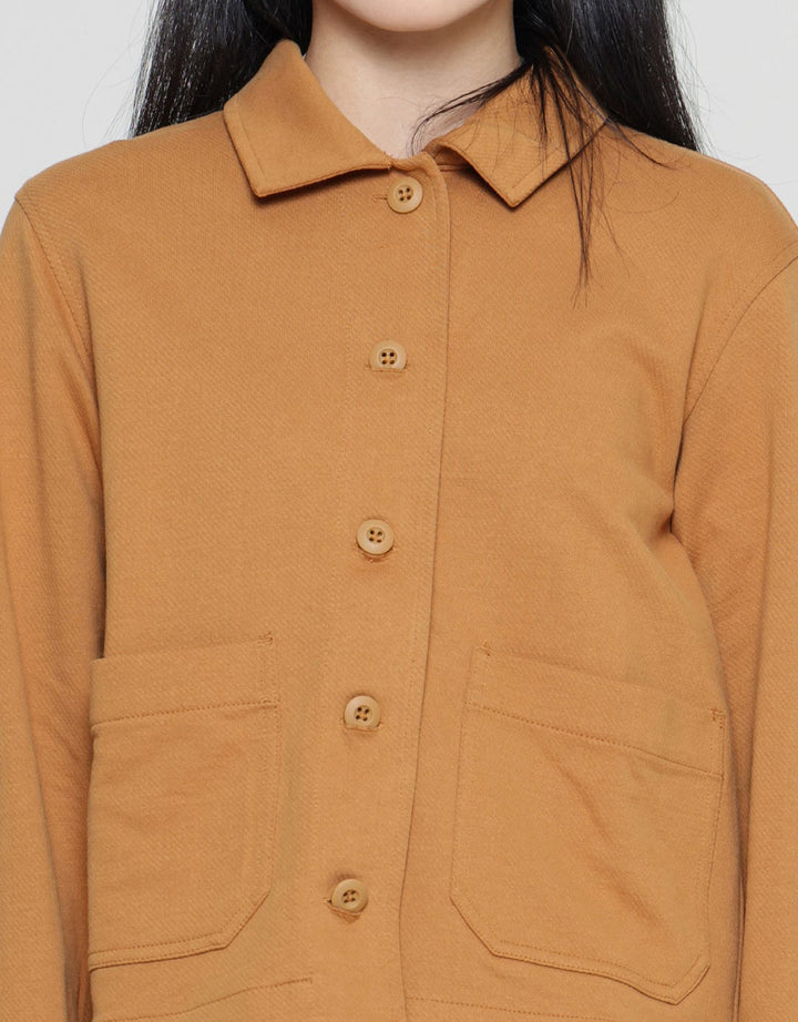 Suko Relaxed Jersey Jaket Knit Wanita