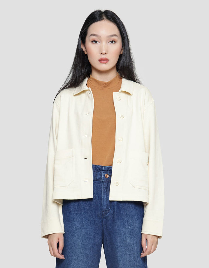 Suko Relaxed Jersey Jaket Knit Wanita