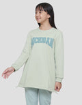 Nevada Chenille City Pinggang Serut Sweater Tunik Anak Perempuan