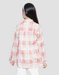 Nevada Checkered Collar With Two Pocket Blouse for Girls