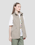 Triset Plain Look Sleeveless Jaket Wanita