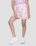 Little M Unicorn Print Celana Pendek Anak Perempuan