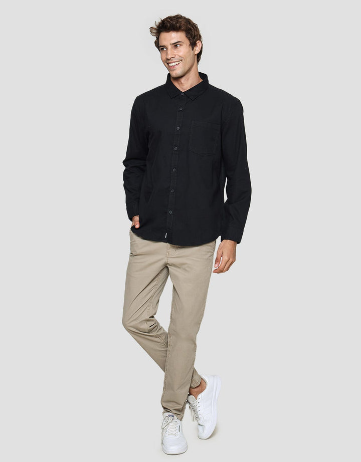 Nevada Men's Solid Fine Twill Shirt