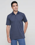 Cole Solid Jacq Clip Dot Single Jersey Kaos Polo Pria