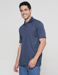 Cole Solid Jacq Clip Dot Single Jersey Kaos Polo Pria