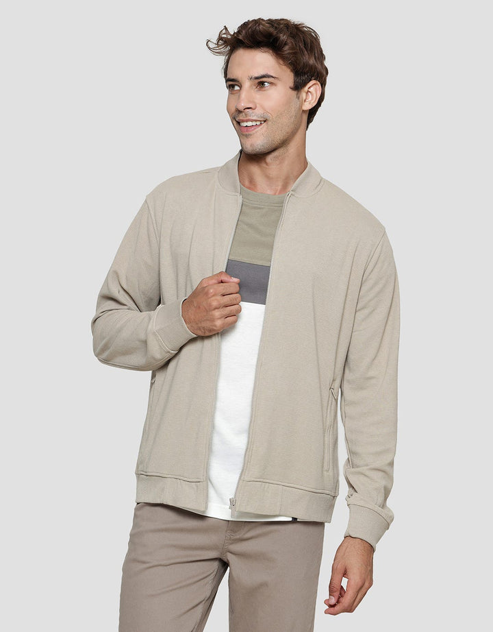 Cole Zip Basic Small Ottoman Jaket Pria