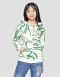 Nevada Fullprint Retro Jaket Hoodie Anak Perempuan
