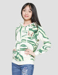 Nevada Fullprint Retro Jaket Hoodie Anak Perempuan