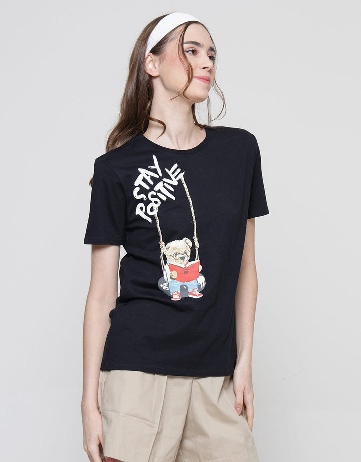 American Jeans Stay Positive Teddy Kaos Wanita