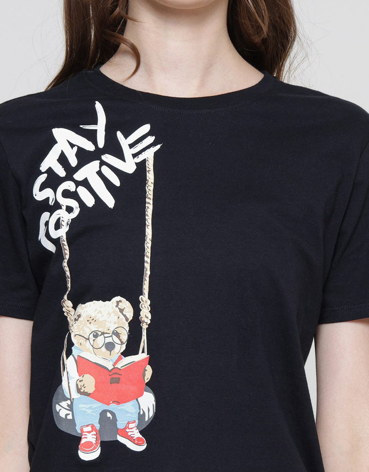 American Jeans Stay Positive Teddy Kaos Wanita