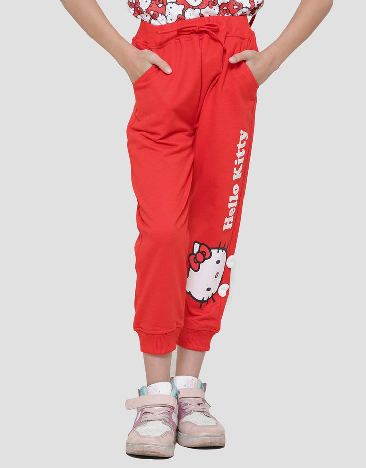 Hello Kitty Character Girls Jogger Pants