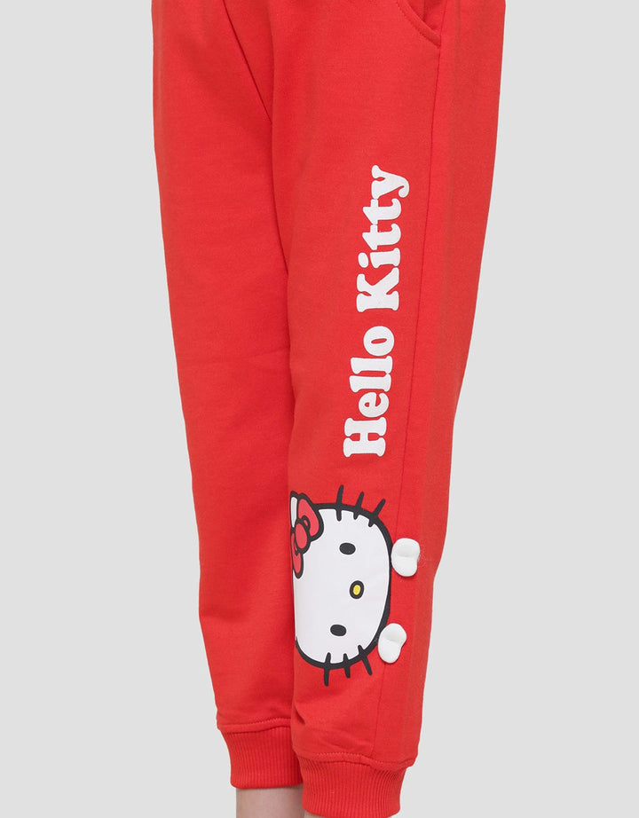 Hello Kitty Character Girls Jogger Pants