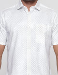 Cole Full Print Kemja Slim Lengan Pendek Pria