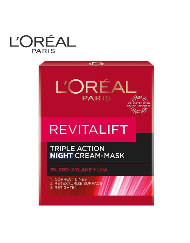 L'Oreal Revitalift Triple Action Night Cream 50 Ml