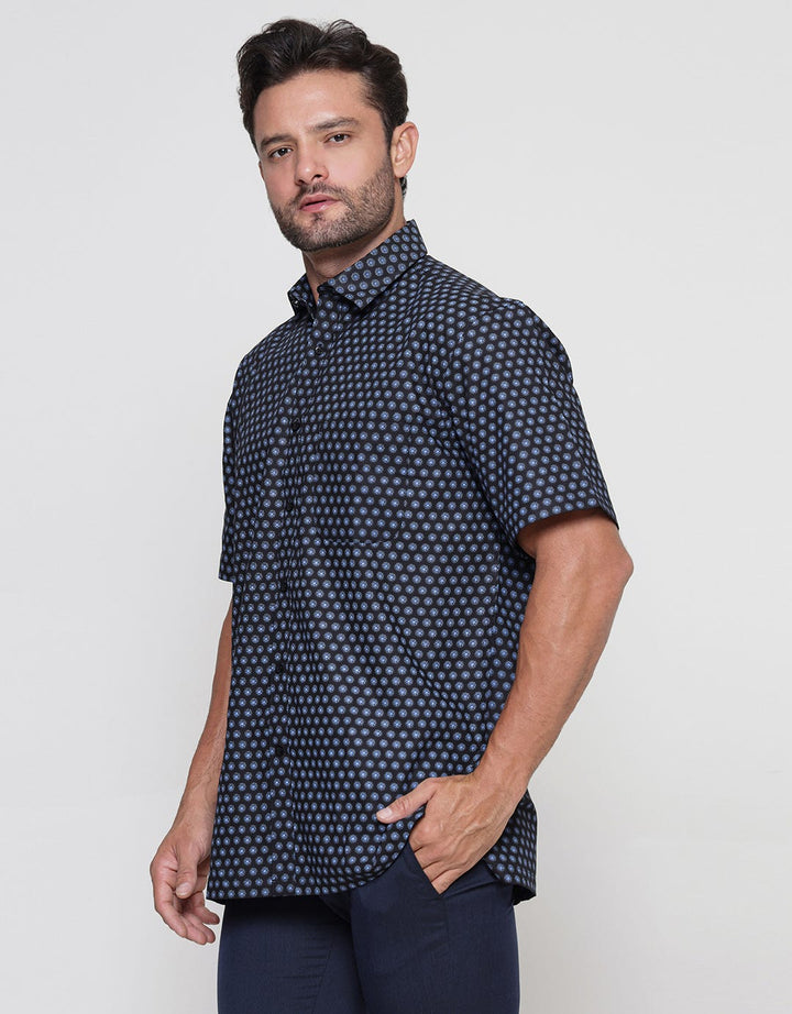 Cole Regular Fit Kemeja Lengan Pendek Pria