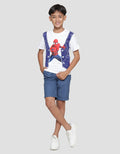 Marvel Spiderman Vest The Amazing Kaos Lengan Pendek Anak Laki-laki