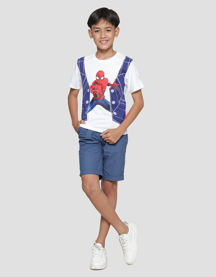 Marvel Spiderman Vest The Amazing Kaos Lengan Pendek Anak Laki-laki