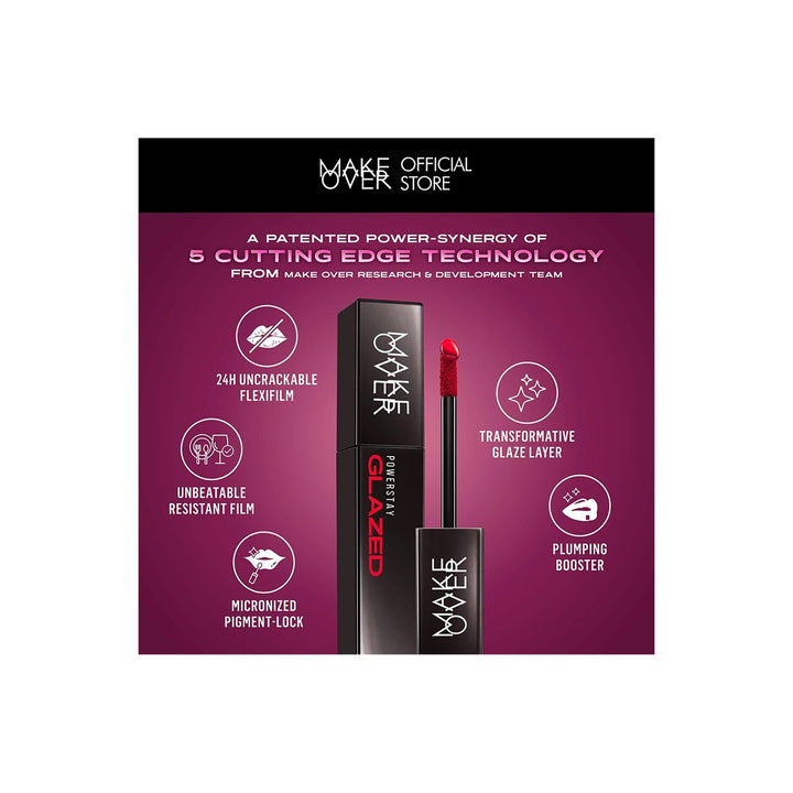 Make Over Powerstay Glazed Lock Lip Pigment D03 NEVER 3 g