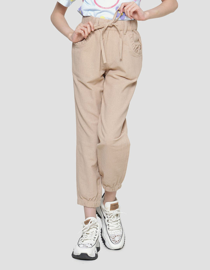 Nevada Ruffle Pocket Girls Jogger Pants