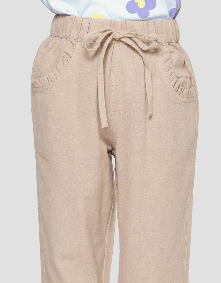 Nevada Ruffle Pocket Girls Jogger Pants