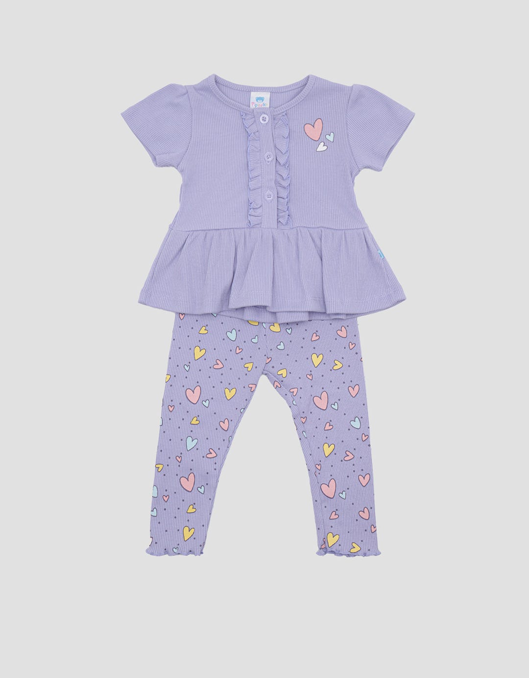 Pipiniko Cute Cat Kaos Pendek Anak Perempuan