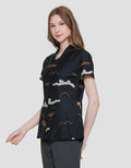 Arjuna Weda Cloud Twin Manuk Women's Batik Blouse