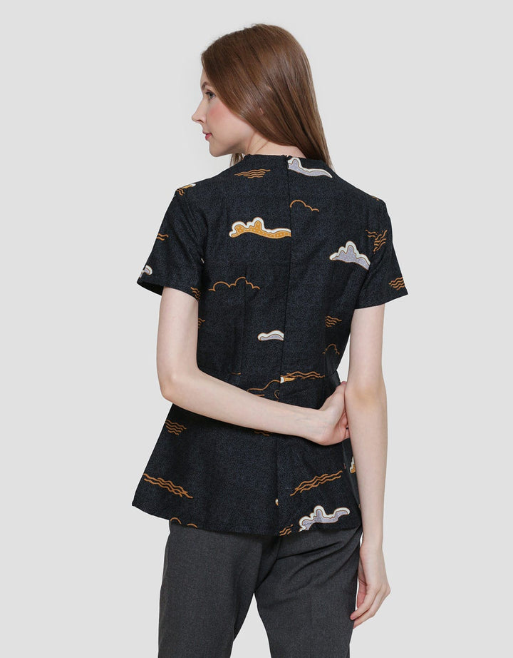 Arjuna Weda Cloud Twin Manuk Women's Batik Blouse