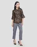 Adikusuma Variety of Flowers 2 Women's Batik Blouse