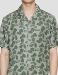 Marvel all Logo Kemeja Casual Pria