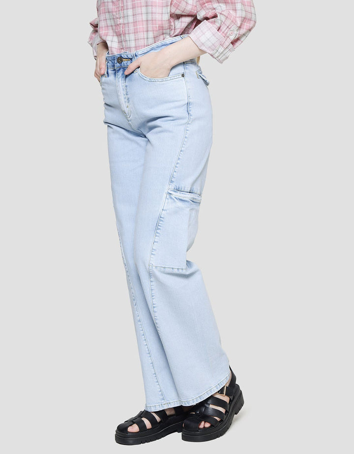 Lois Girl Wide Leg Jeans Celana Panjang Wanita