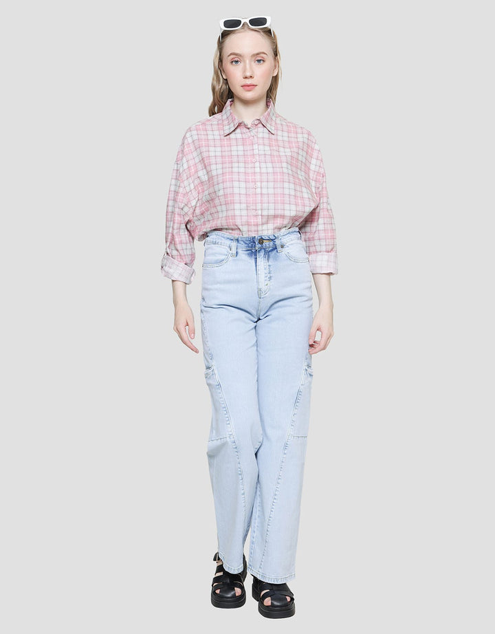 Lois Girl Wide Leg Jeans Celana Panjang Wanita