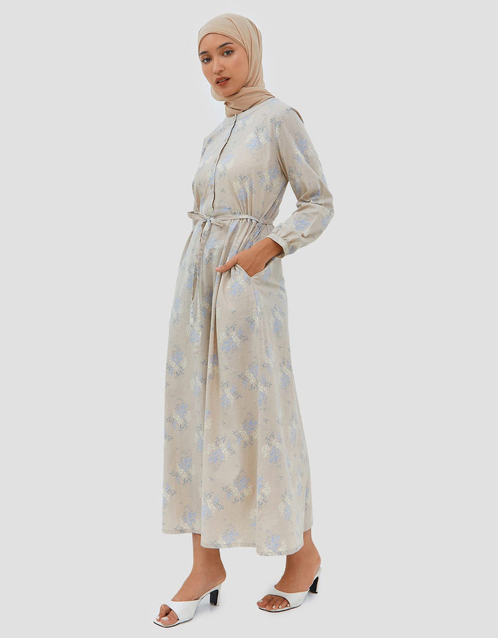 Geela Official Latifa Flower Dress Wanita